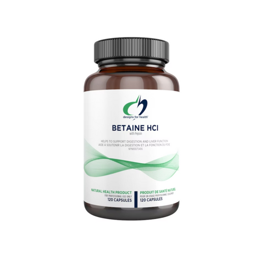 Designs for Health Betaine HCl with Pepsin