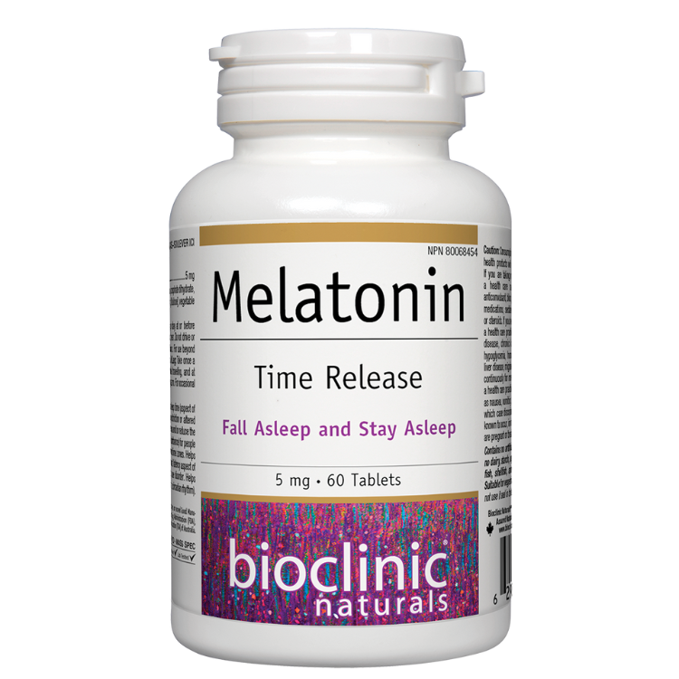 Bioclinic Naturals Melatonin Time Release 5mg