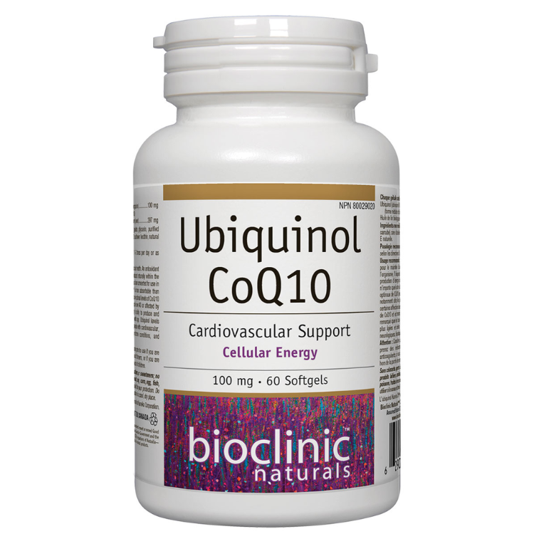 Bioclinic Naturals Ubiquinol CoQ10 100mg