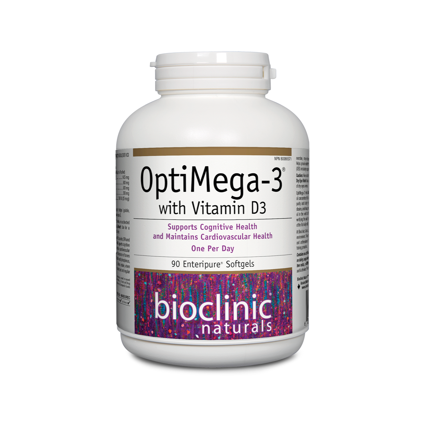 Bioclinic Naturals OptiMega-3 with Vitamin D3