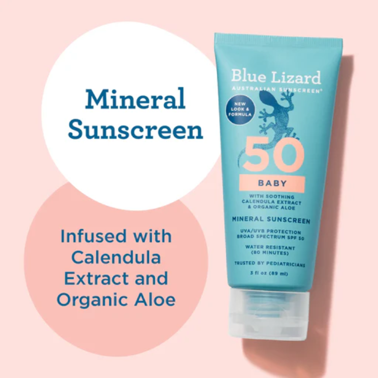 Blue Lizard Baby Mineral SPF 50 Sunscreen Lotion