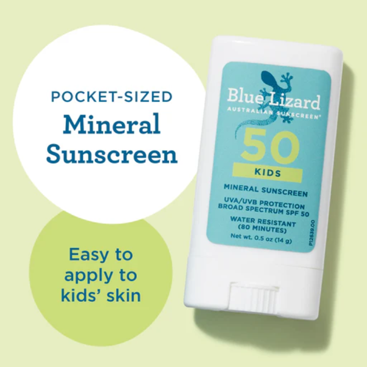 Blue Lizard Kids Mineral SPF 50 Sunscreen Stick