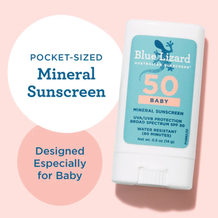 Blue Lizard Sunscreen SPF 50 Baby Stick