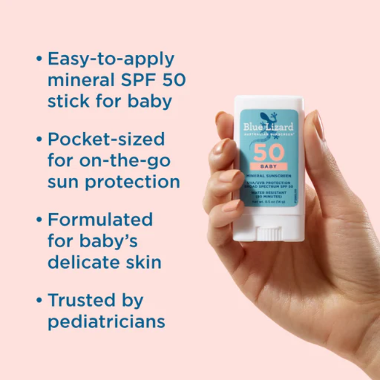 Blue Lizard Sunscreen SPF 50 Baby Stick