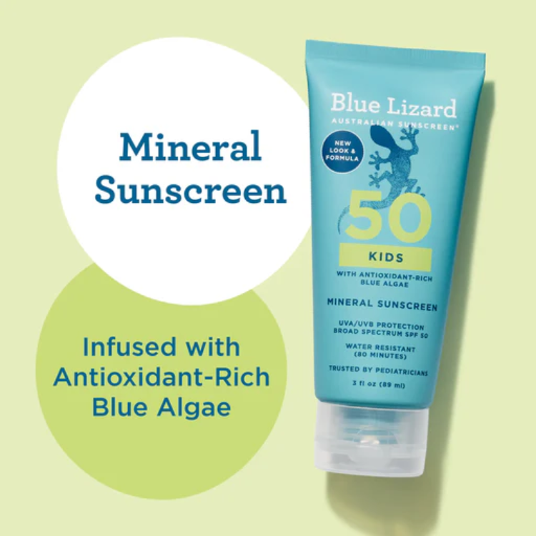 Blue Lizard Sunscreen SPF 50 Kids Lotion