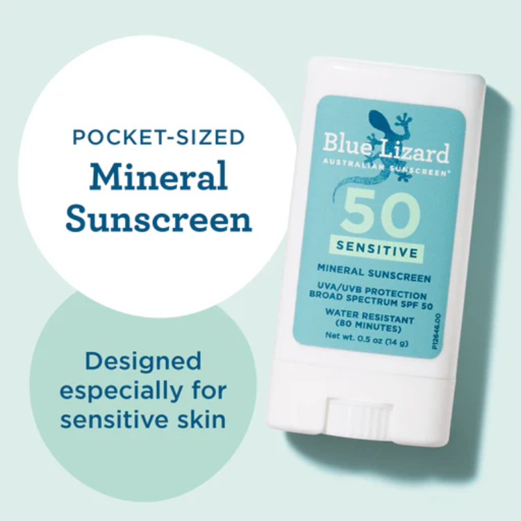 Blue Lizard Sunscreen SPF 50 Sensitive Stick