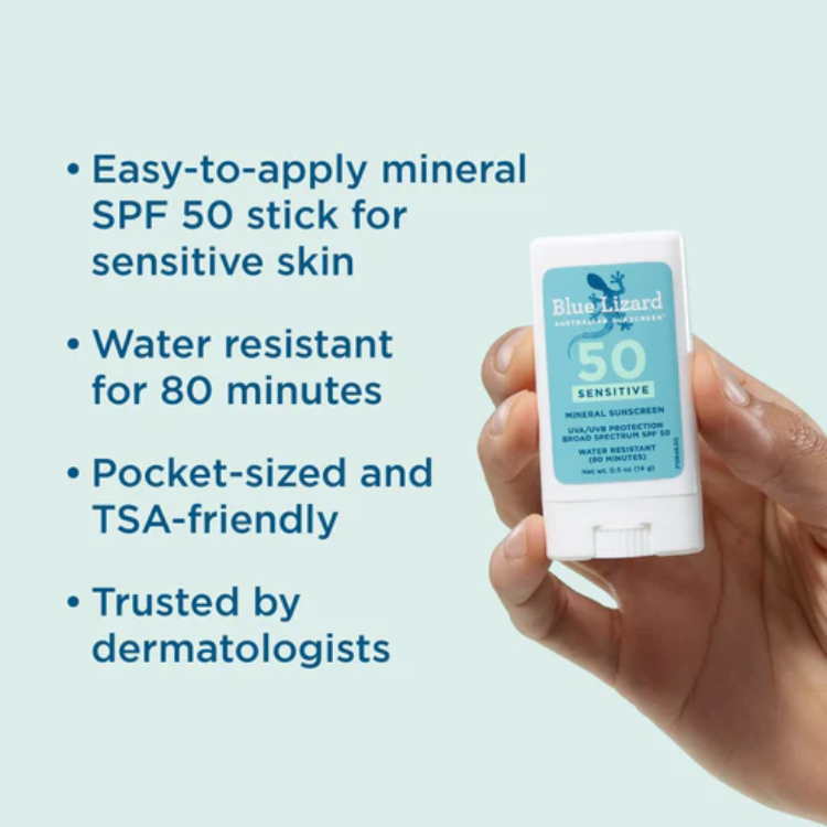 Blue Lizard Sunscreen SPF 50 Sensitive Stick