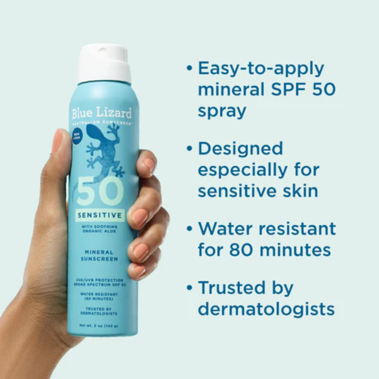 Blue Lizard Sunscreen Sensitive Spray SPF 50