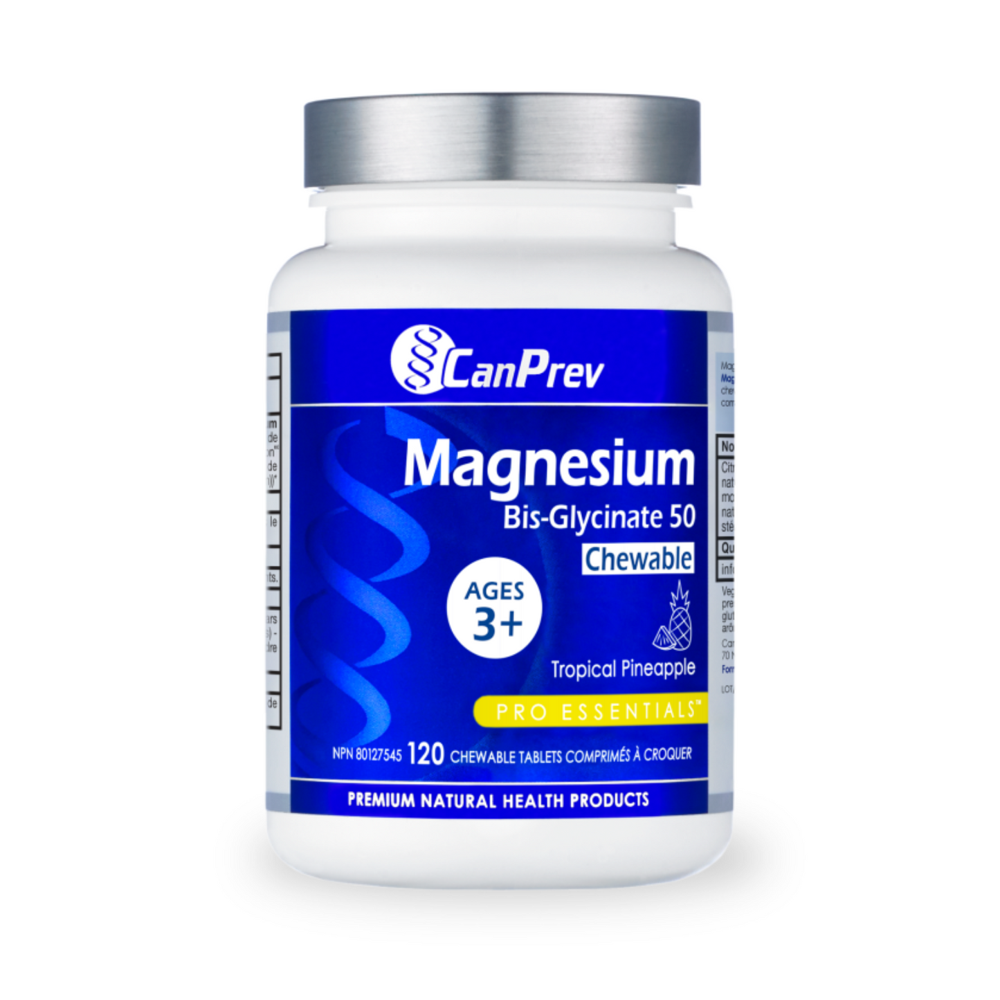 CanPrev Magnesium Bis·Glycinate 50 Chewable – Tropical Pineapple