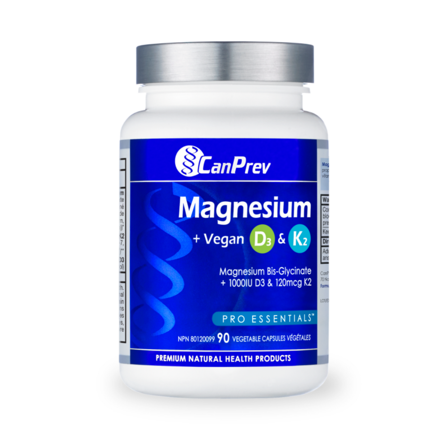 CanPrev Magnesium + Vegan D3 & K2