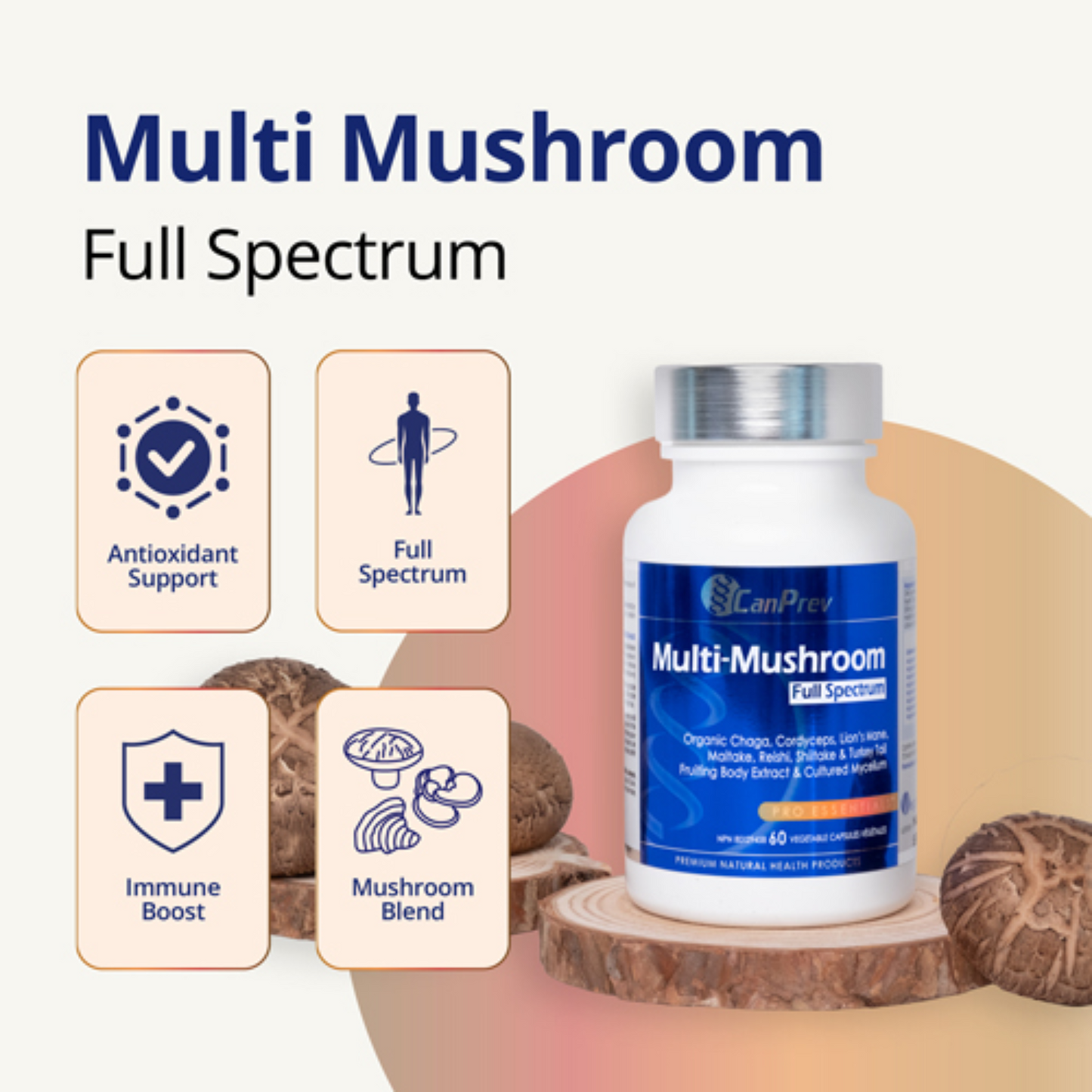 CanPrev Multi-Mushroom Full Spectrum