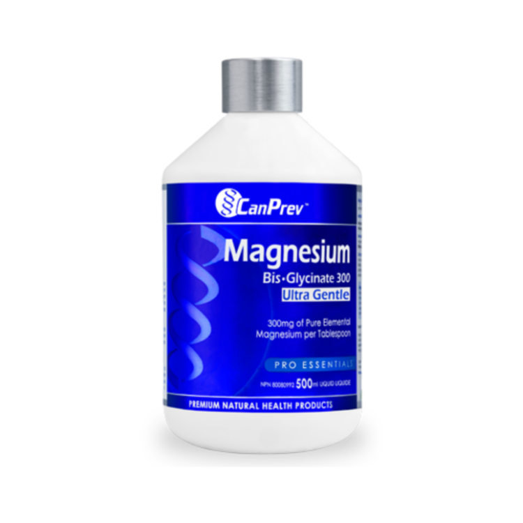 CanPrev Magnesium Bis·Glycinate 300 Ultra Gentle – Liquid – Unflavoured