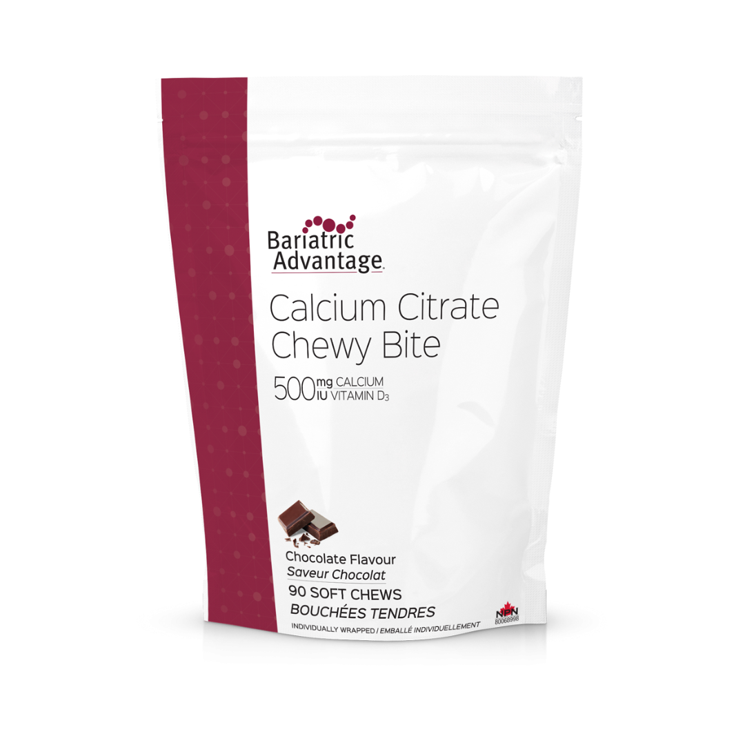 Metagenics Calcium Citrate Chewy Bites 500mg Chocolate