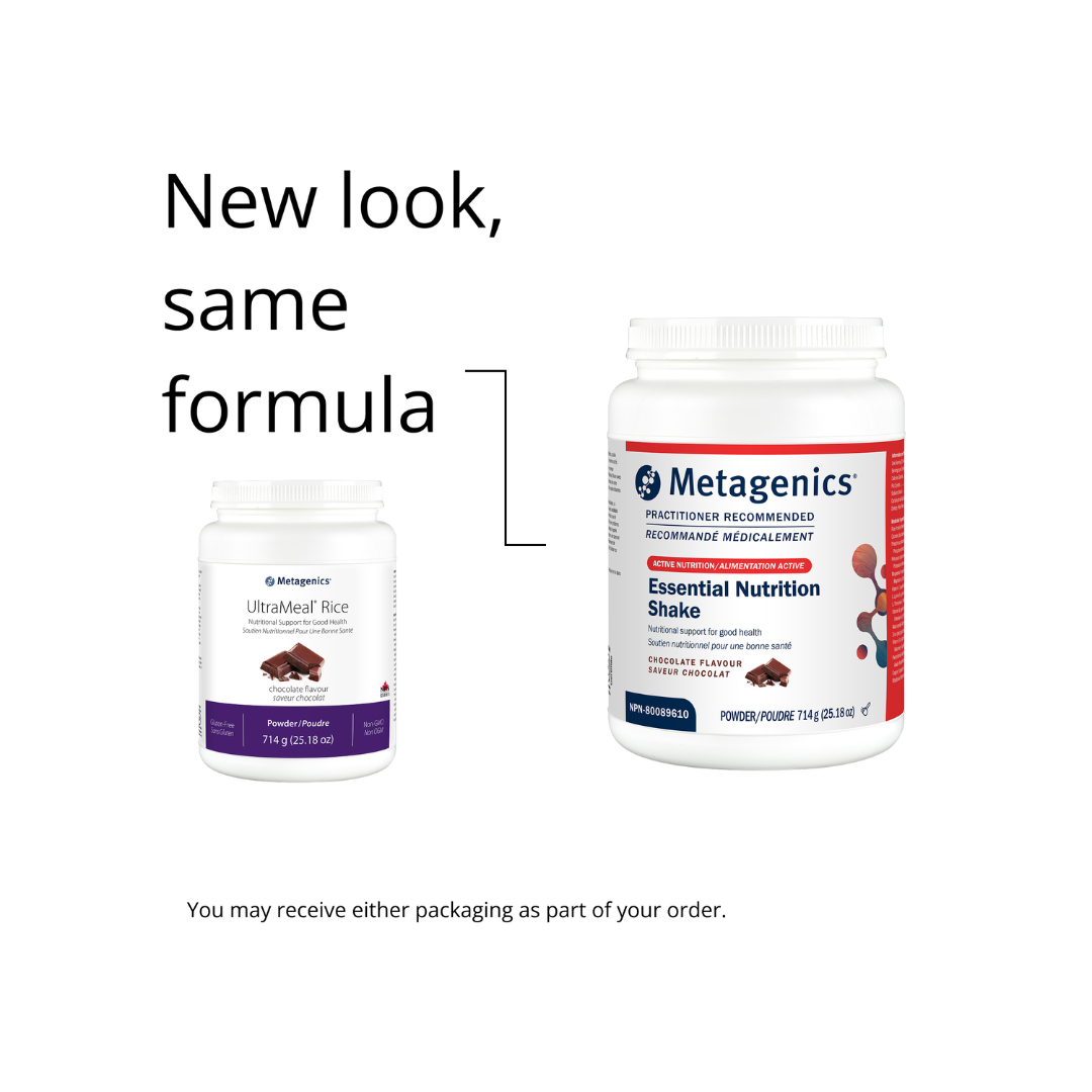 Metagenics Essential Nutrition Shake Old look