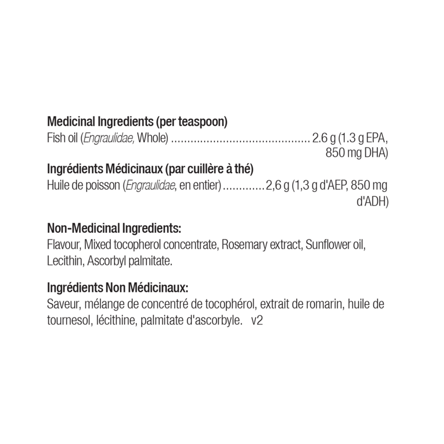 Ortho Molecular Products Orthomega Liquid