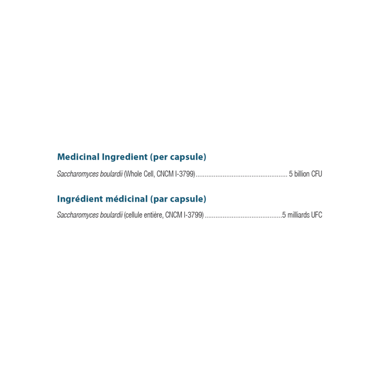 Ortho Molecular Products Saccharomyces boulardii