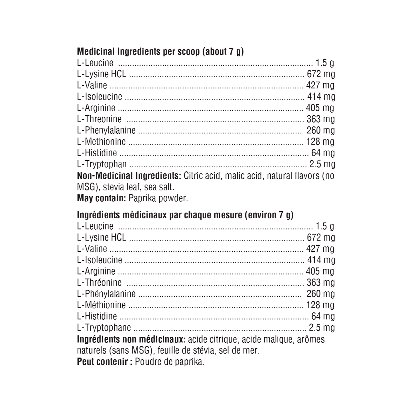 Xymogen XymoBolX Fruit Punch Ingredient List