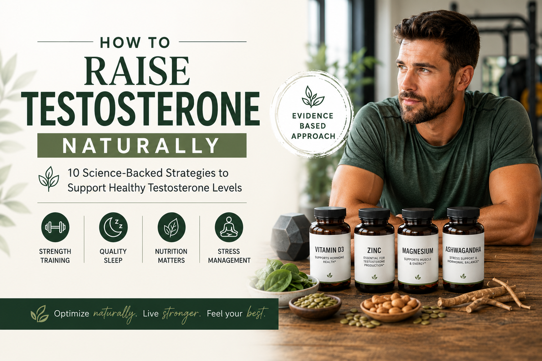 How to Raise Testosterone Naturally: 10 Science-Backed Ways to Support Healthy Testosterone Levels