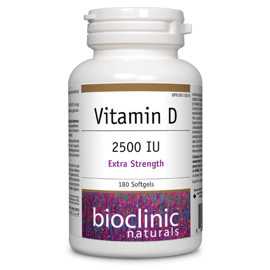 Bioclinic Naturals Vitamin D3 2500 IU