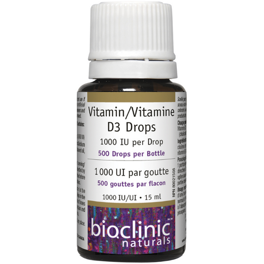 Bioclinic Naturals Vitamin D3 Drops 1000 IU