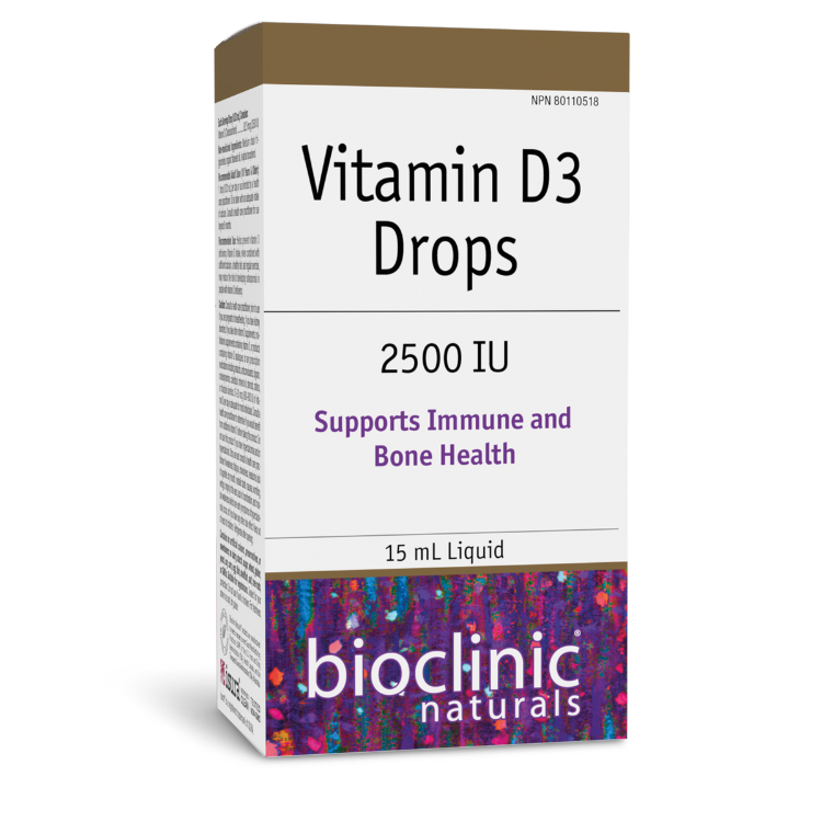 Bioclinic Naturals Vitamin D3 2500 IU Drops