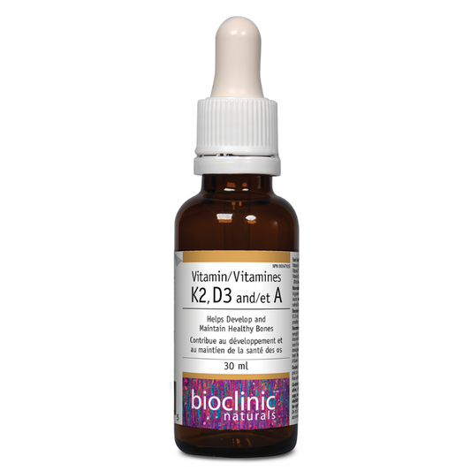 Bioclinic Naturals Vitamin K2, D3 and A