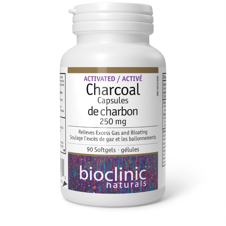 Bioclinic Naturals Activated Charcoal Capsules