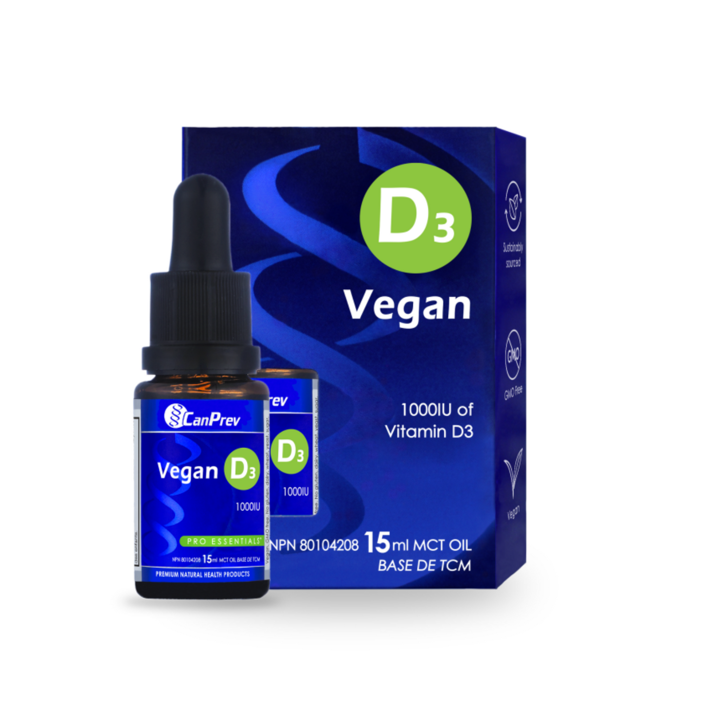 CanPrev D3 Drops 1000IU – Vegan
