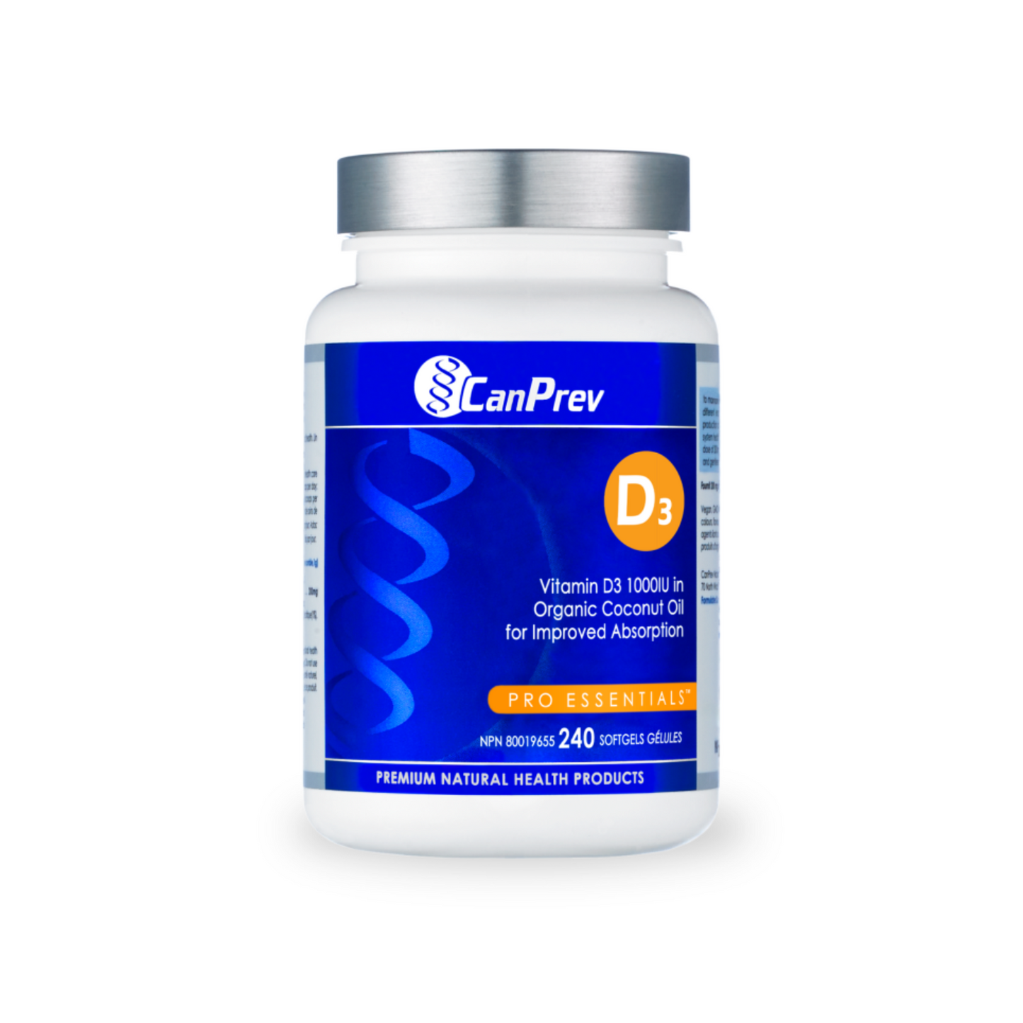 CanPrev D3 - Organic Coconut Oil