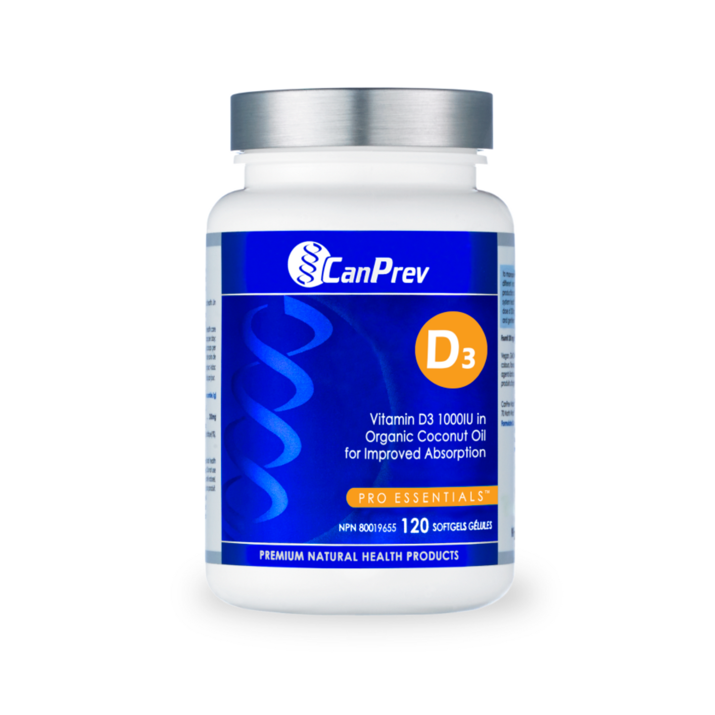CanPrev D3 - Organic Coconut Oil