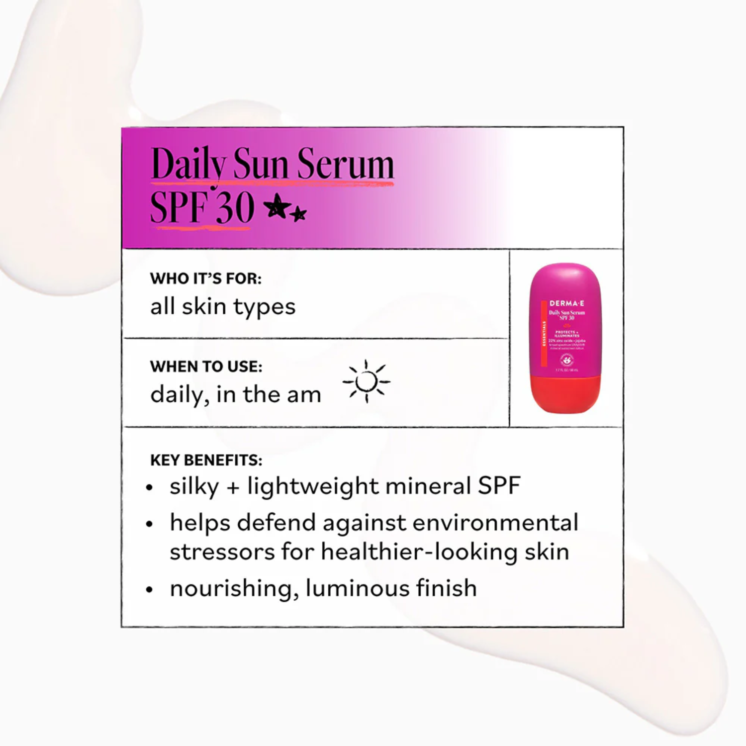 Derma E Daily Sun Serum SPF 30