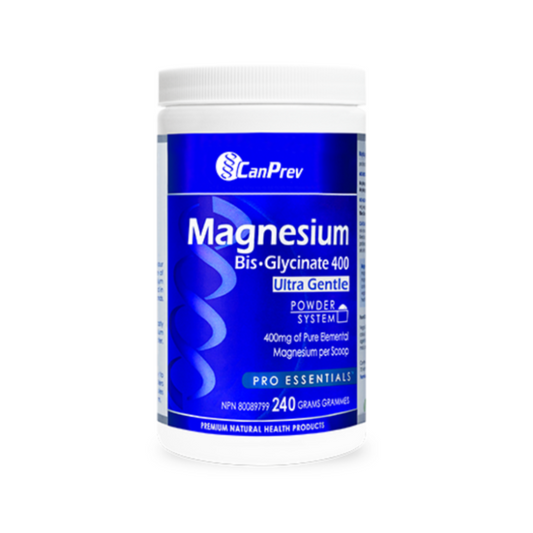 CanPrev Magnesium Bis·Glycinate 400 Ultra Gentle – Powder