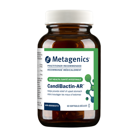 Metagenics CandiBactin-AR supplement bottle 