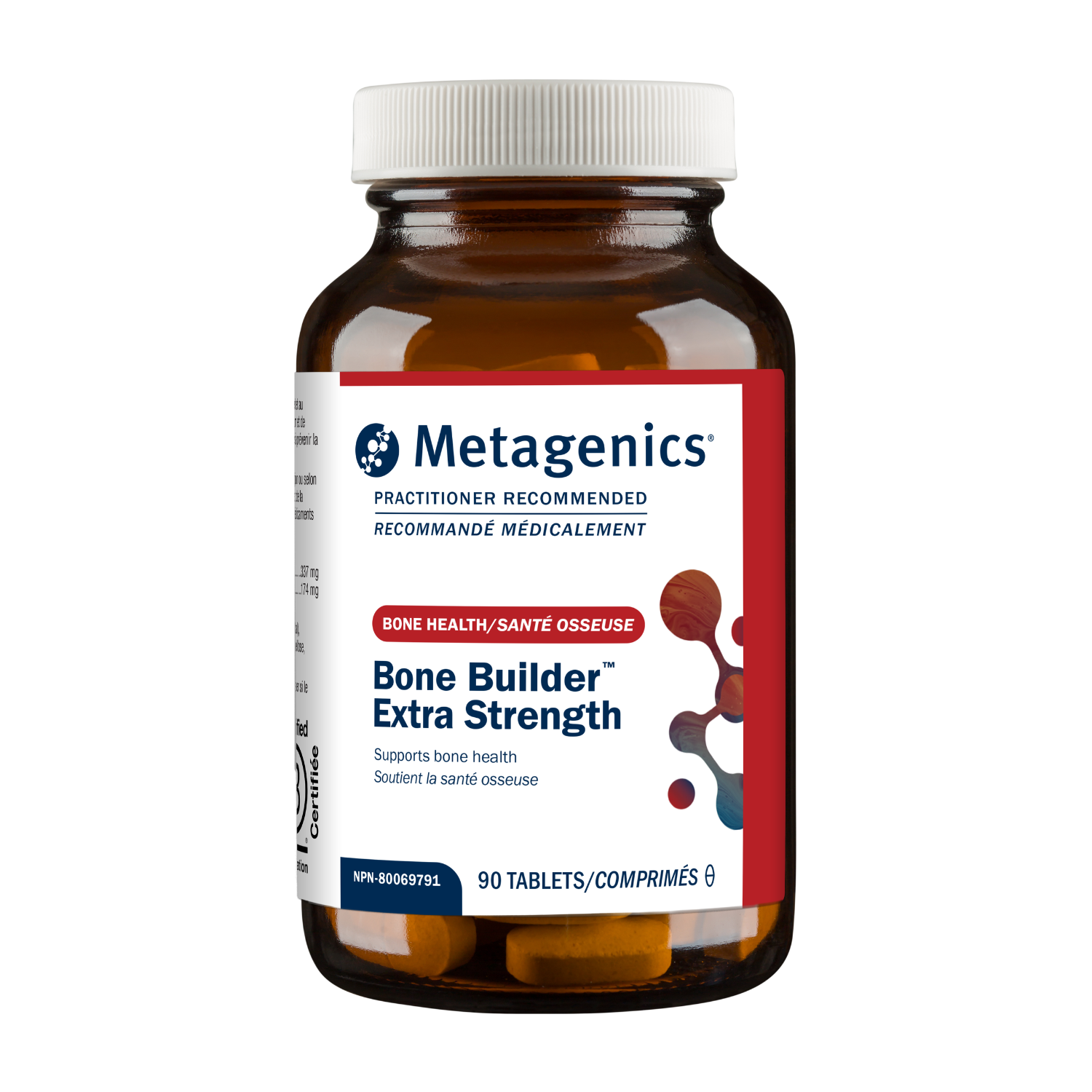 Metagenics Bone Builder Extra Strength supplement bottle 