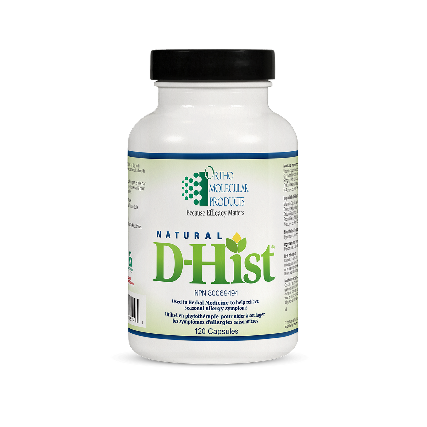 Ortho Molecular Products Natural D-Hist 