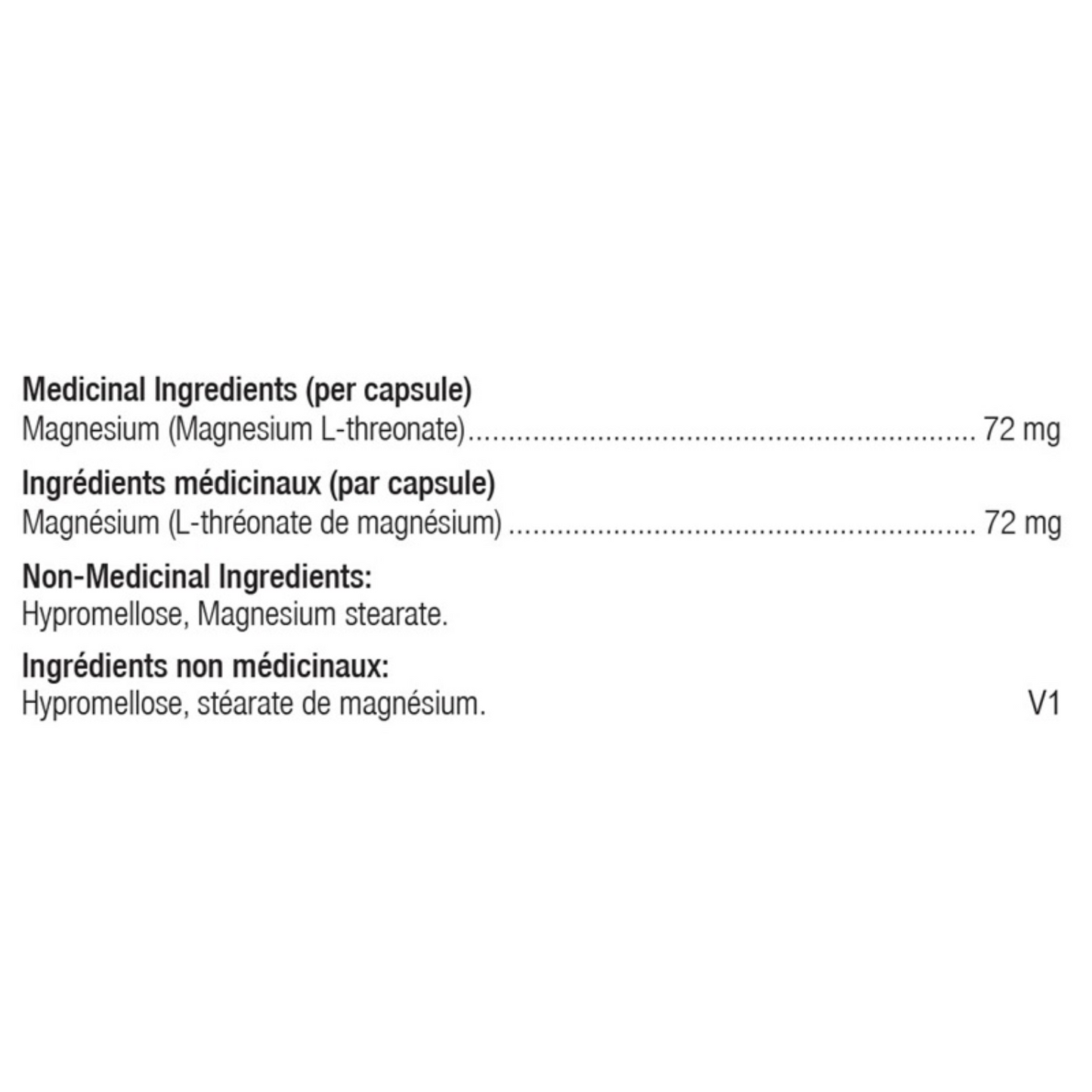 Ortho Molecular Products Mag Threonate