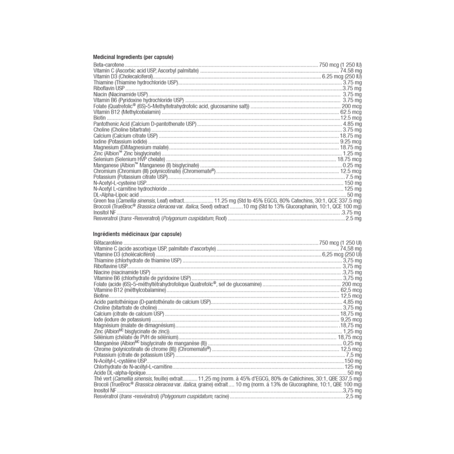Ortho Molecular Products Mitocore