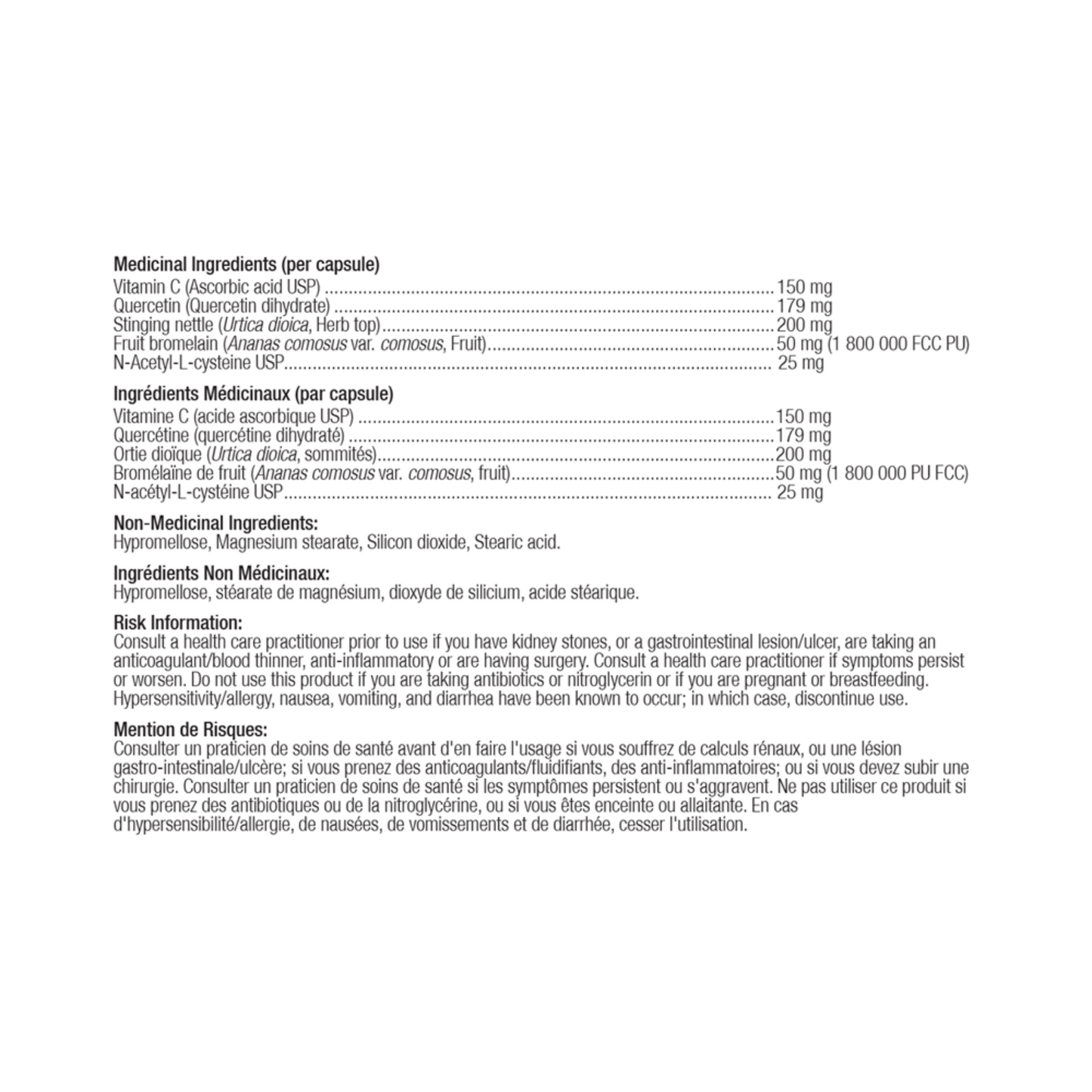 Ortho Molecular Products Natural D-Hist 