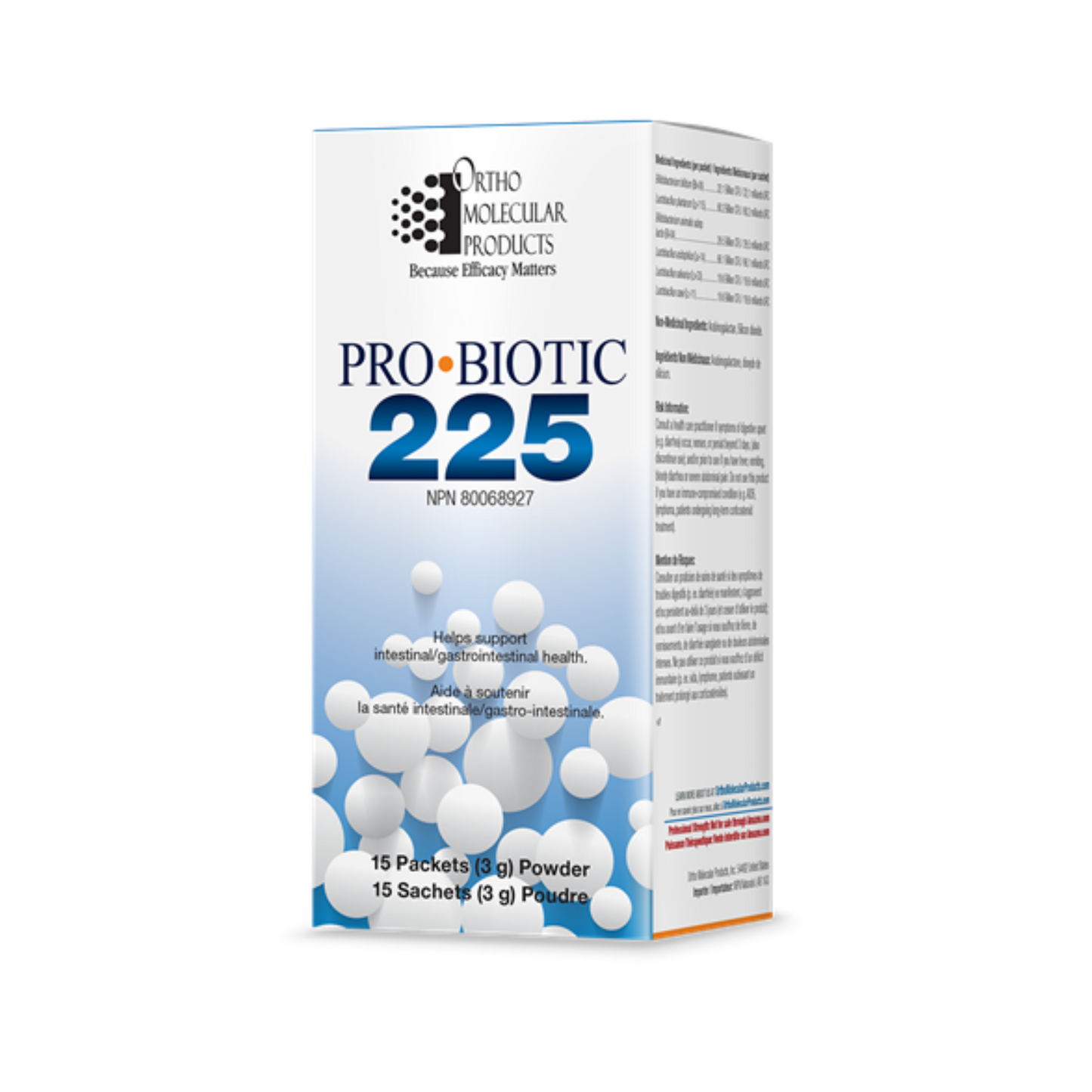 Ortho Molecular Products Probiotic 225