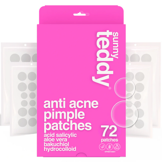 sunny teddy Pimple Patches with Salicylic Acid - 72 Transparent Dots