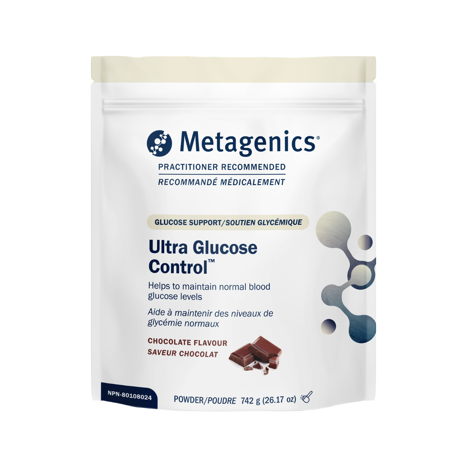 Metagenics Ultra Glucose Control package on a white background