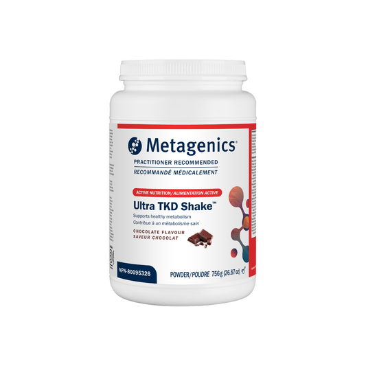 Metagenics Ultra TKD Shake container on a white background