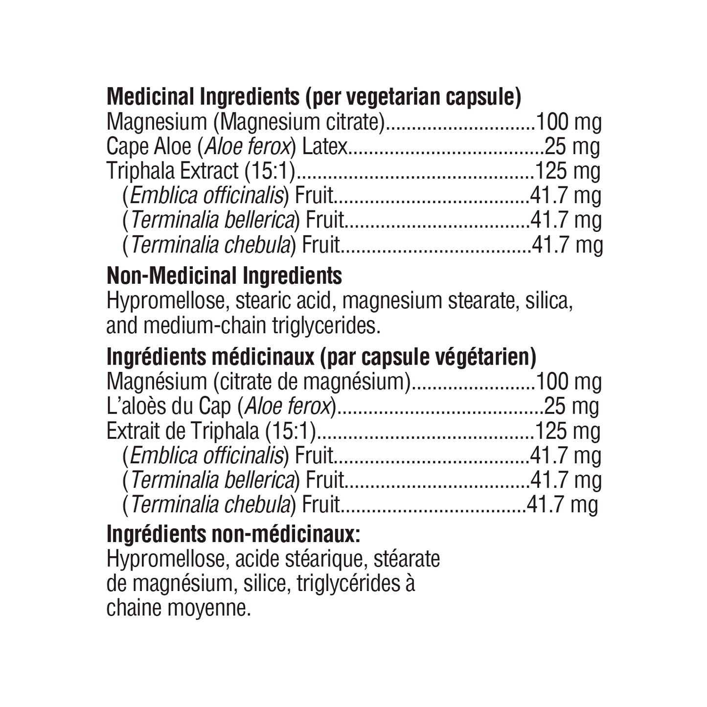Xymogen ColonX Ingredient List