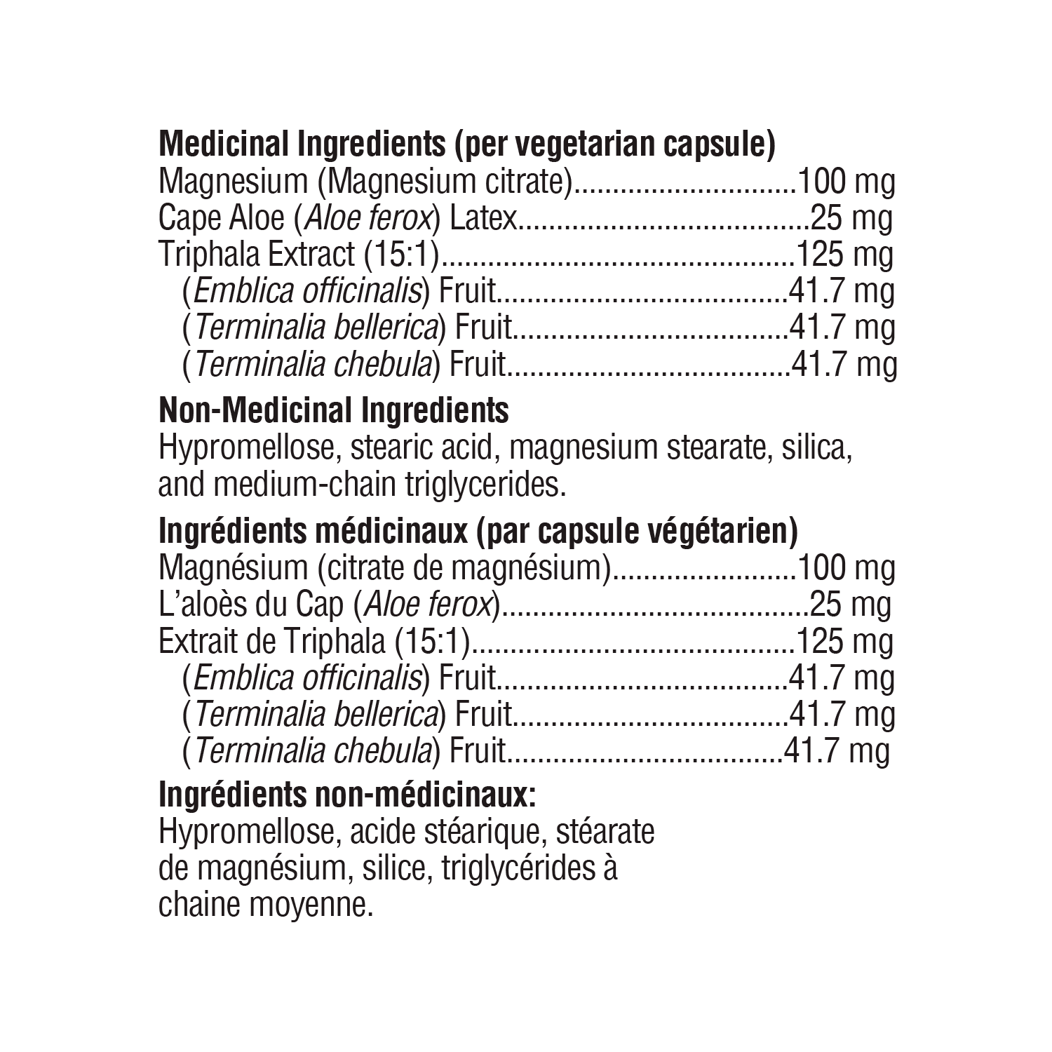 Xymogen ColonX Ingredient List