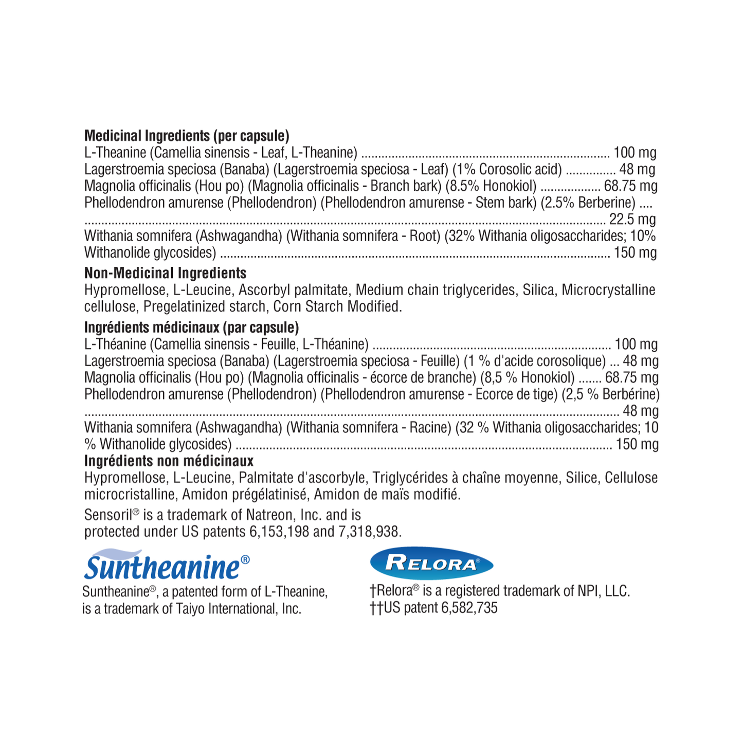 Xymogen Cortisolv Ingredient List