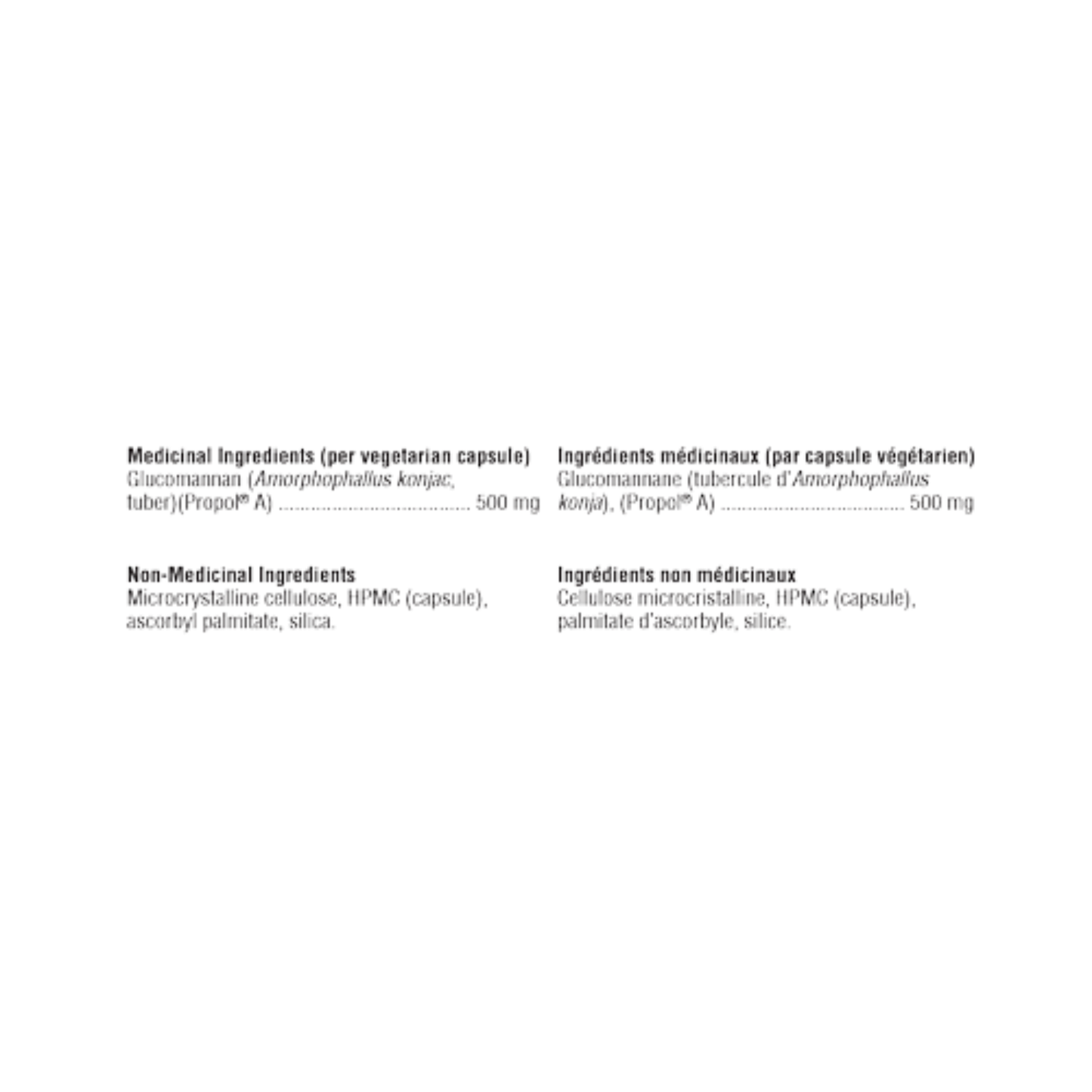 Xymogen OptiFiber Ingredient List