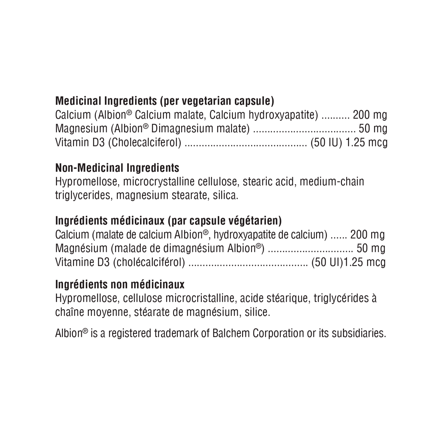 Xymogen Ossopan MD Ingredient List