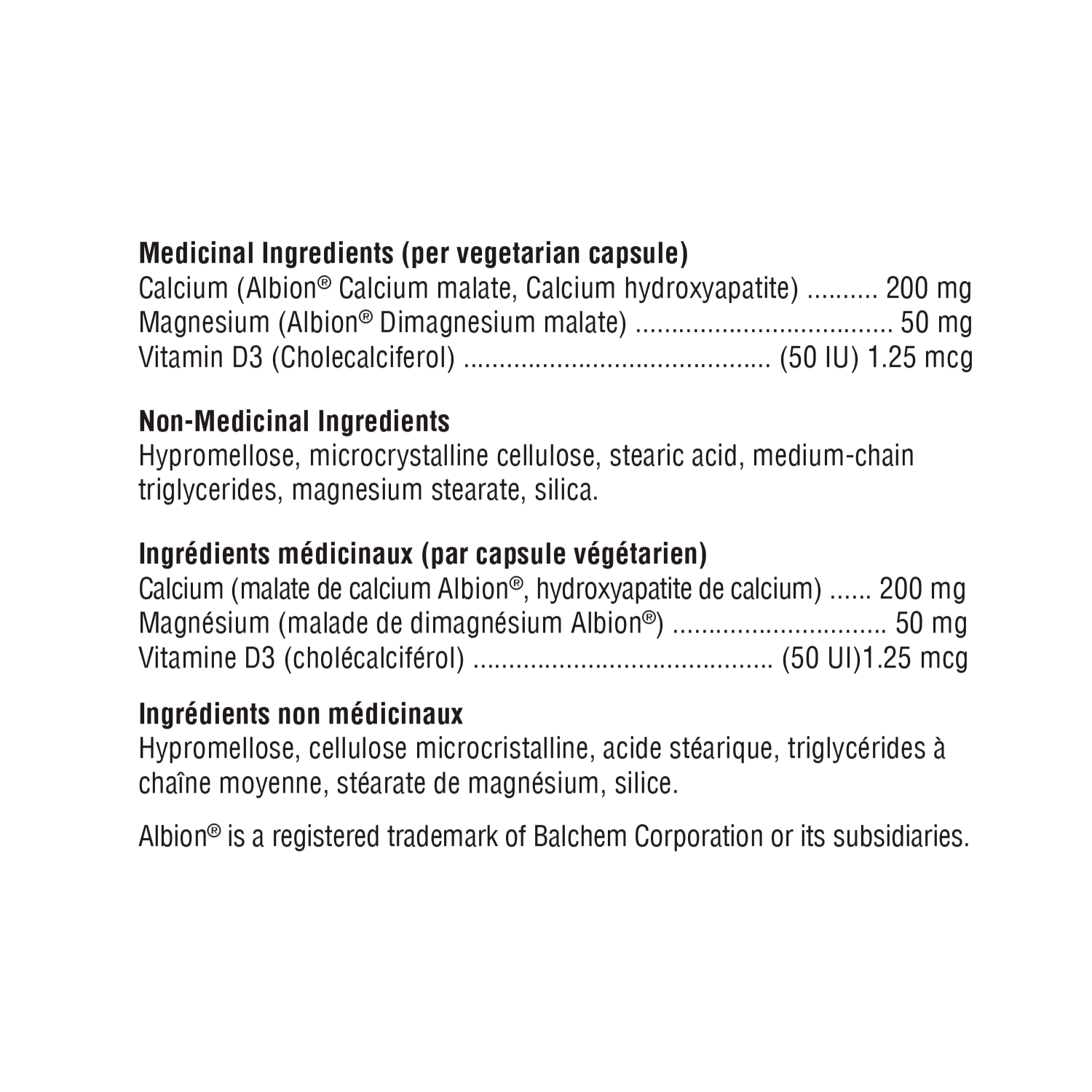Xymogen Ossopan MD Ingredient List
