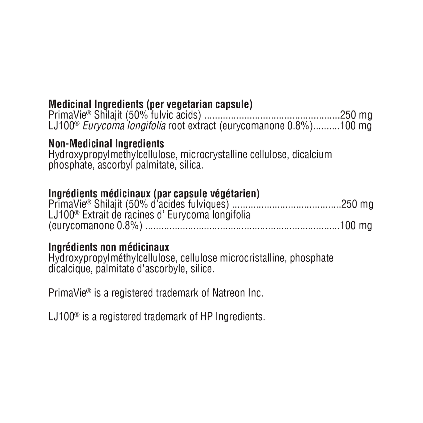 Xymogen TestoPlex Plus Ingredient List